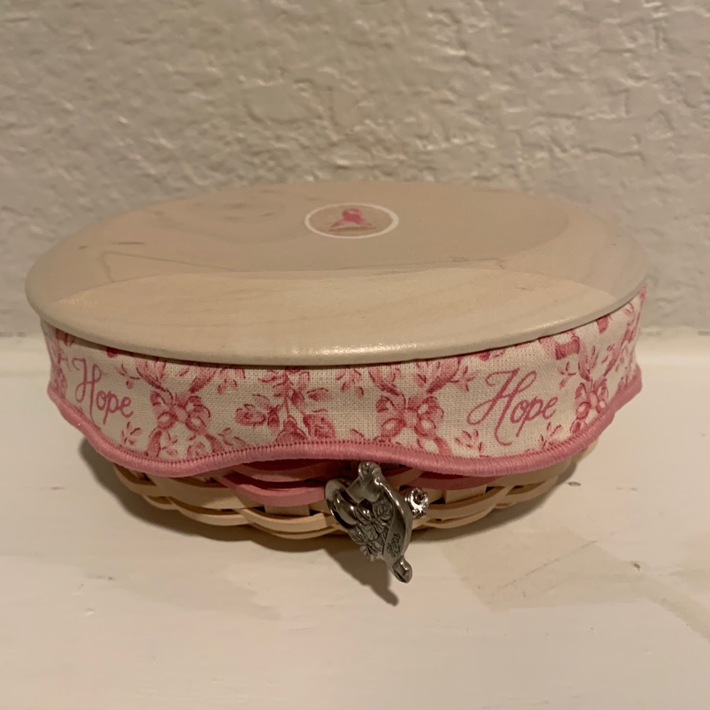 Longaberger Horizon Hope breast cancer 2003 basket
